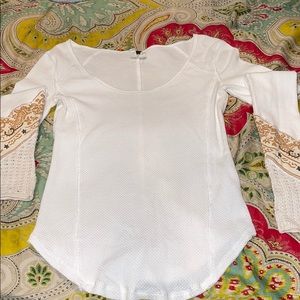 Free People Woven Long sleeve